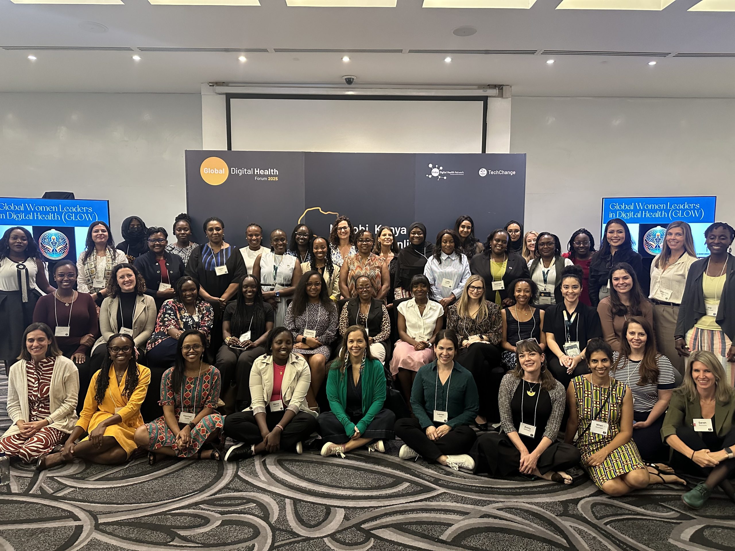 GLOW 2025 participants at the Global Digital Health Forum in Nairobi